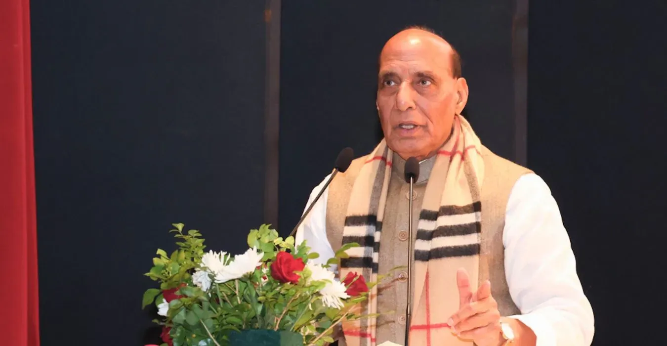 “OUR GOAL IS TO REACH 50K CRORE IN DEFENCE EXPORTS BY 2029”, SAYS MR. RAJNATH SINGH
